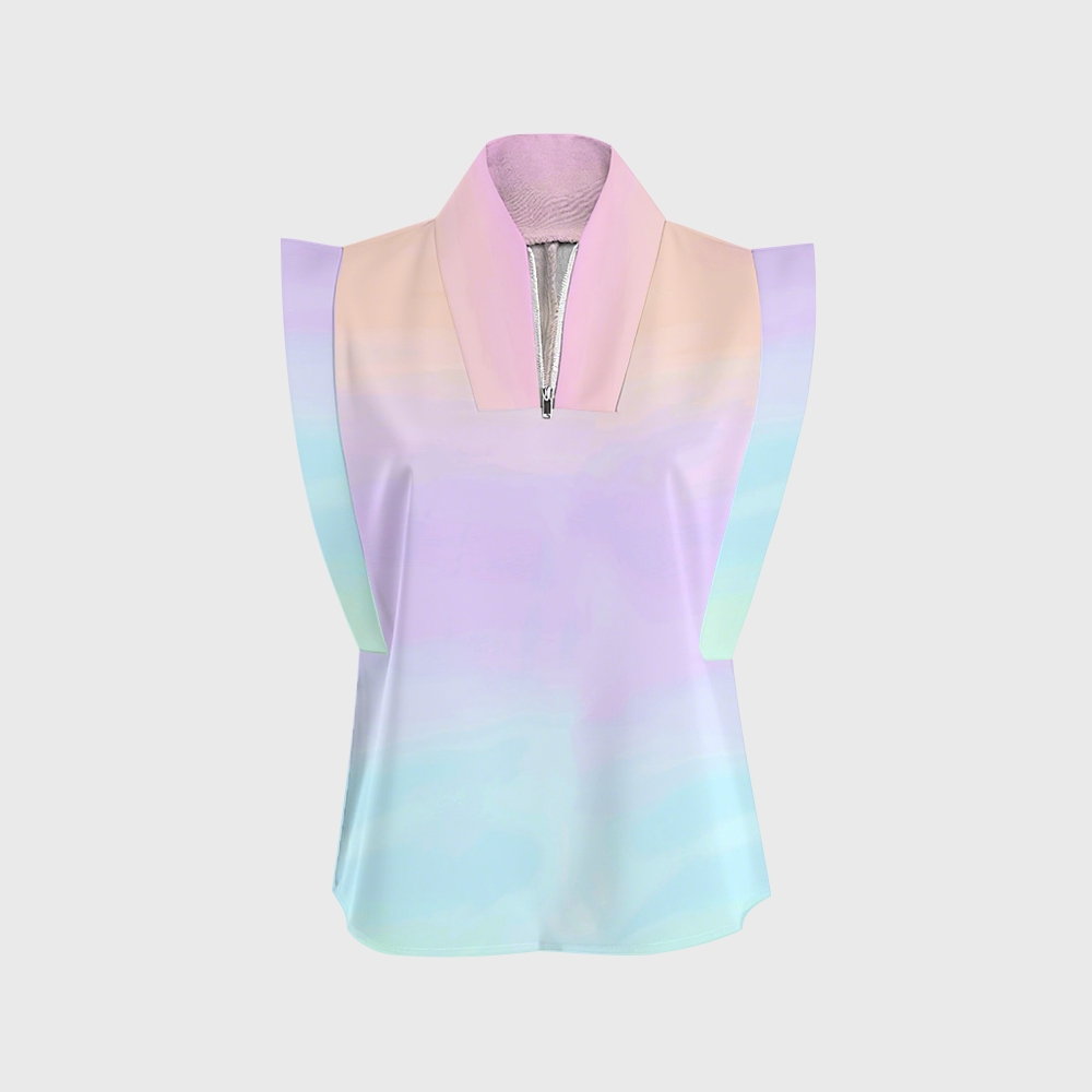 Women's Rainbow Ombre Printed Scrub Set SG12