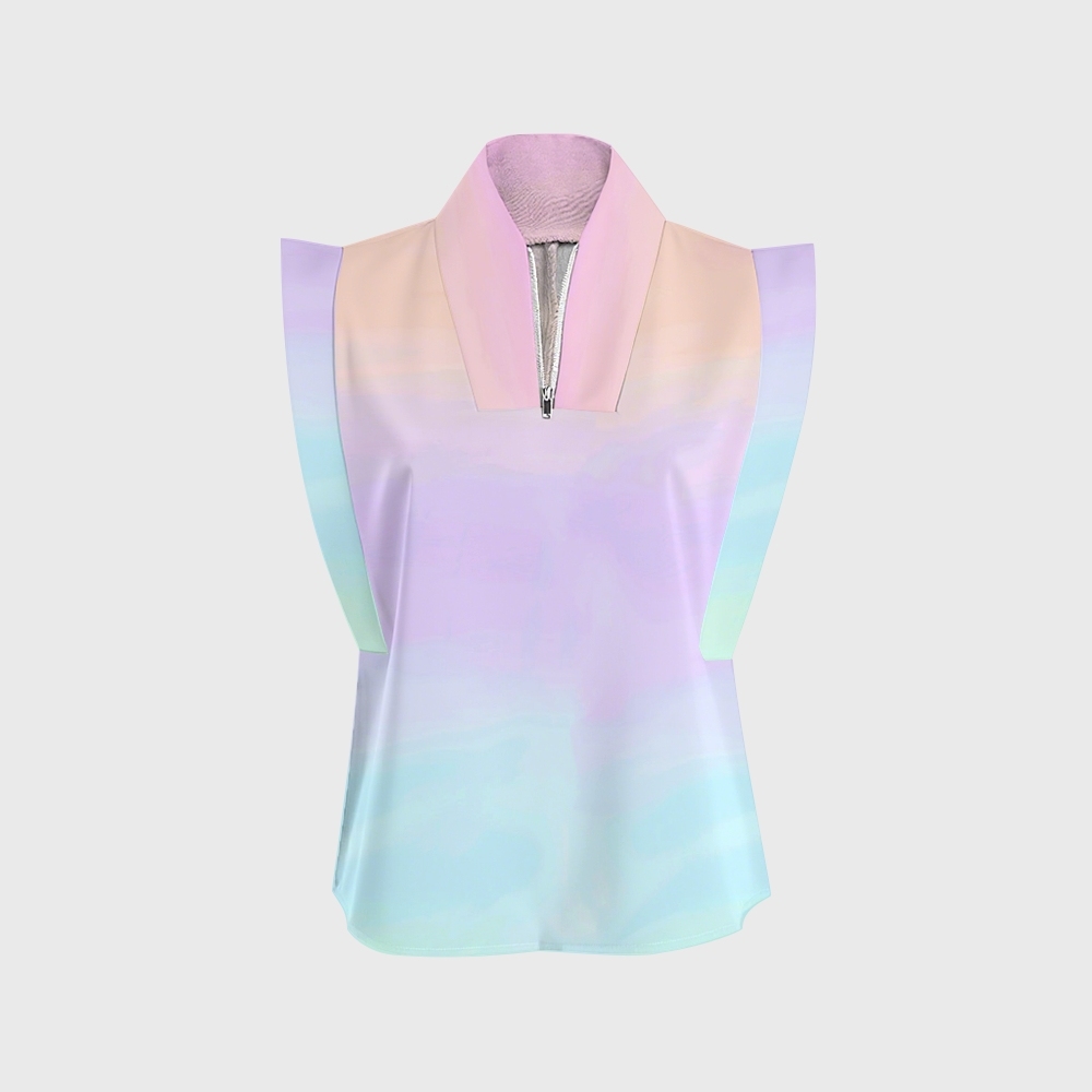 Women's Rainbow Ombre Printed Scrub Set SG12