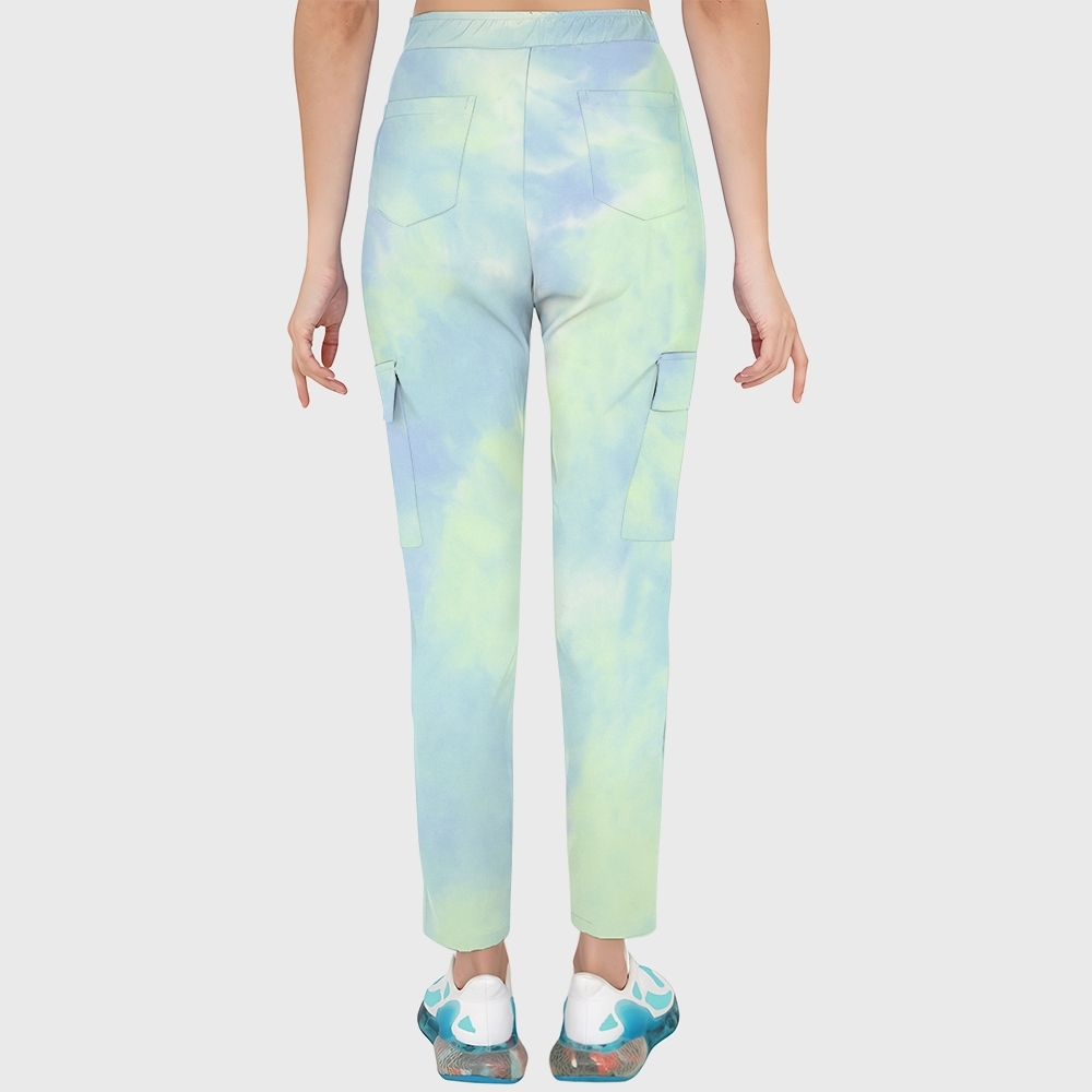 Women's Gradient Warm And Cold Color Scrub Set SG13