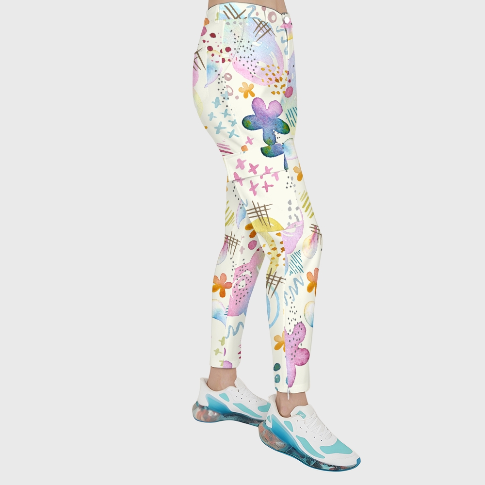 Women's Gradient Warm And Cold Color Scrub Set SG14