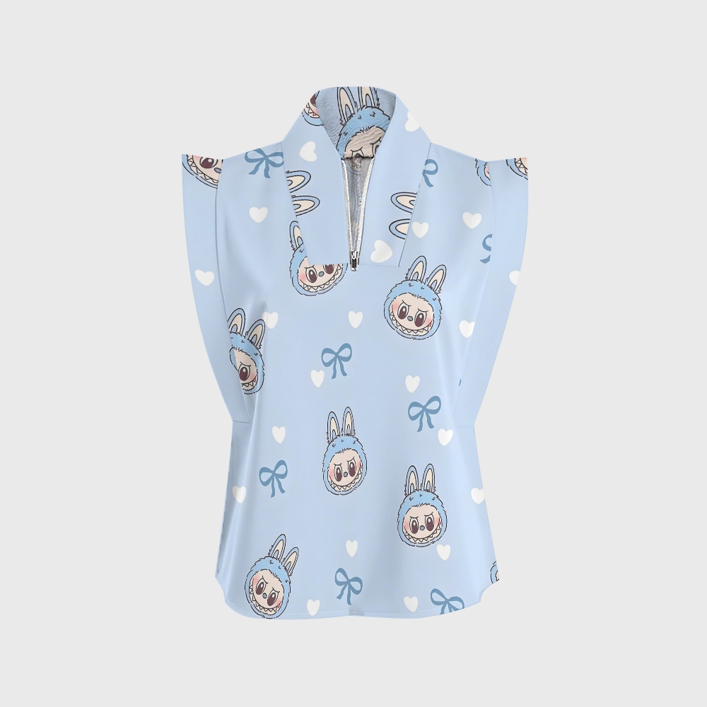 Women's LABUBU Printed Scrub Set SN04
