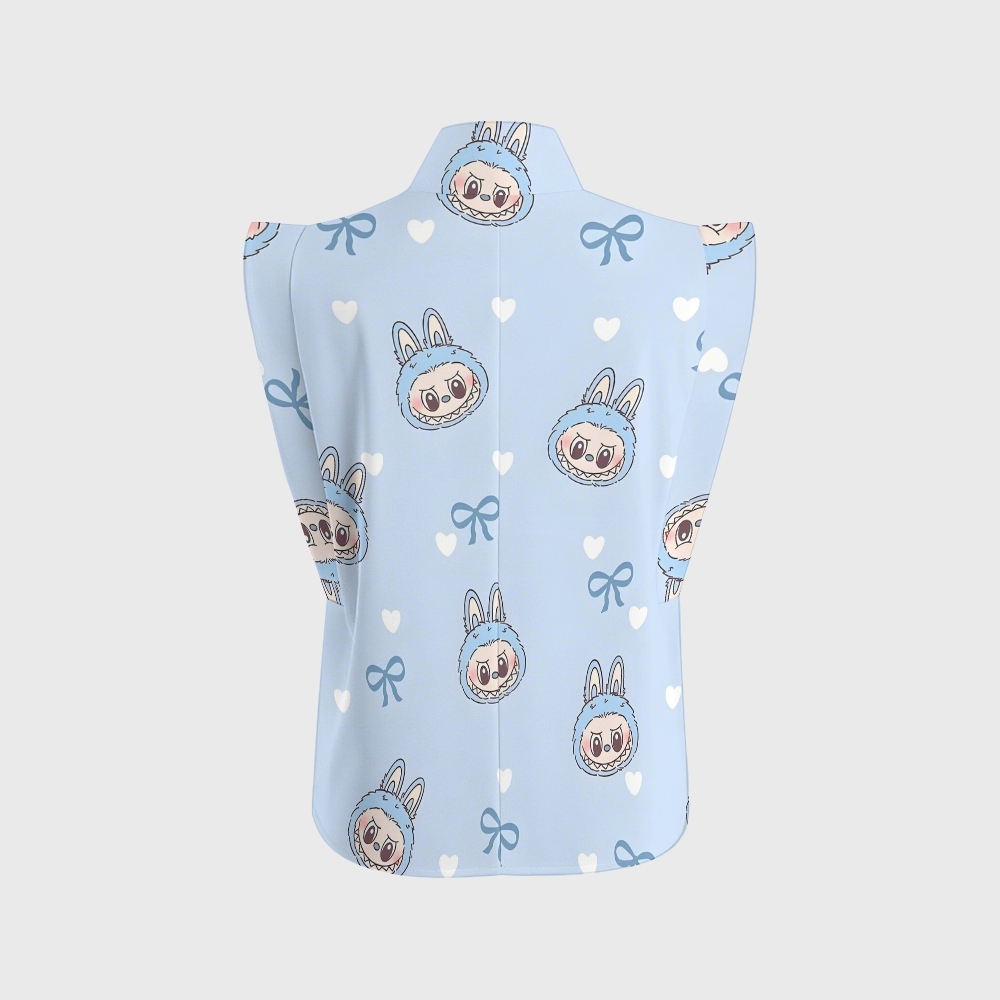 Women's LABUBU Printed Scrub Set SN04