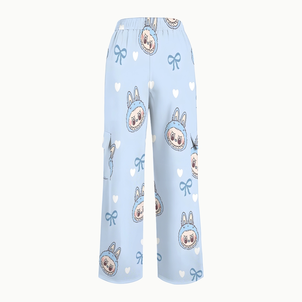 Women's LABUBU Printed Scrub Set SN04