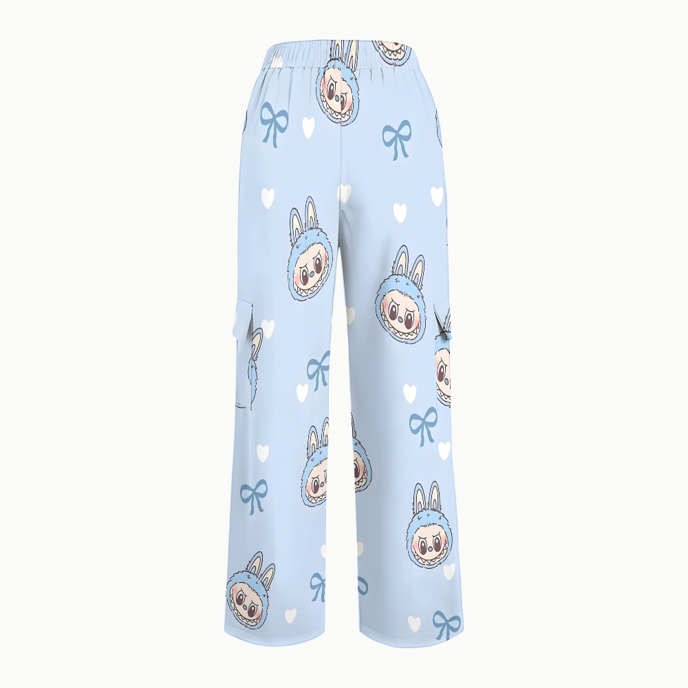 Women's LABUBU Printed Scrub Set SN04