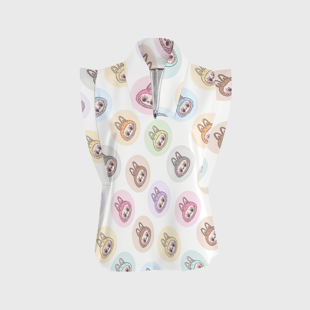 Women's LABUBU Printed Scrub Set SN06