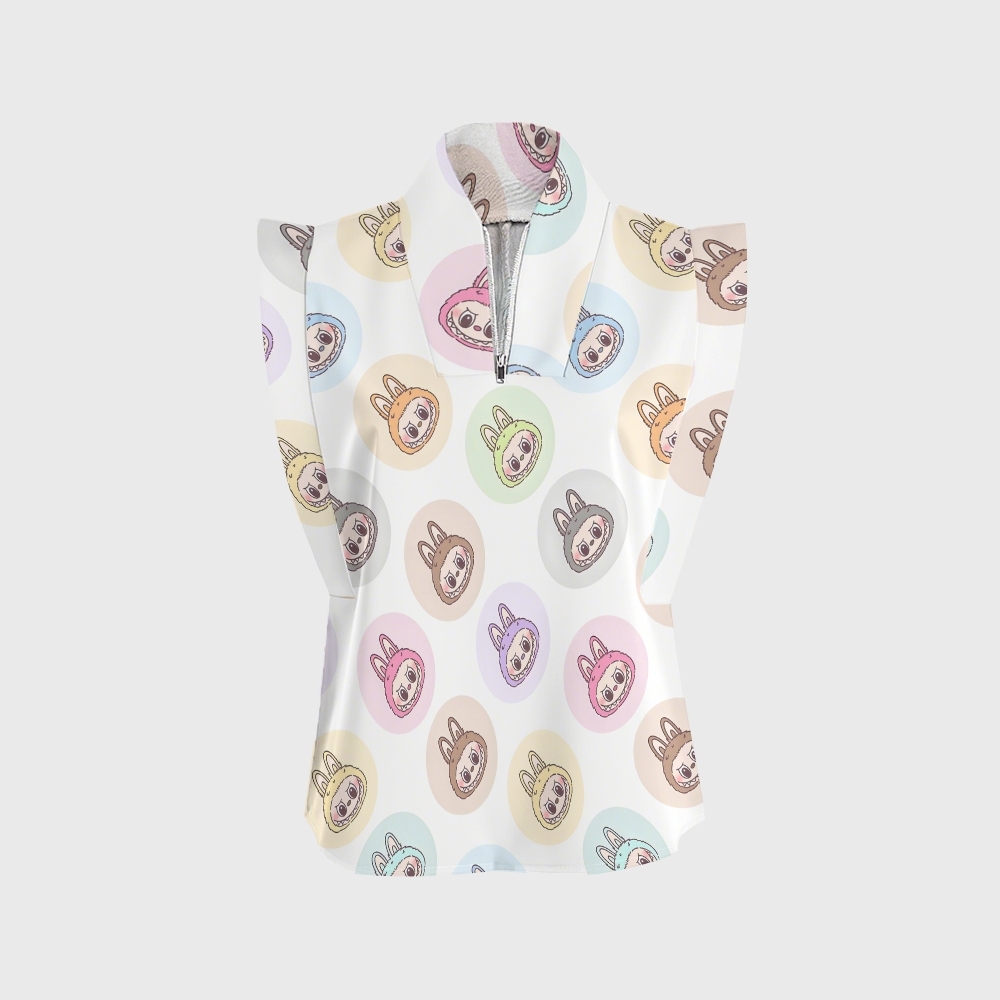 Women's LABUBU Printed Scrub Set SN06