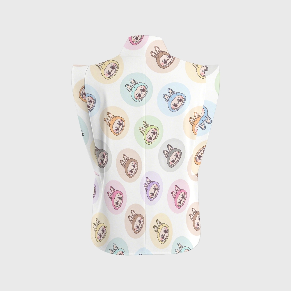 Women's LABUBU Printed Scrub Set SN06