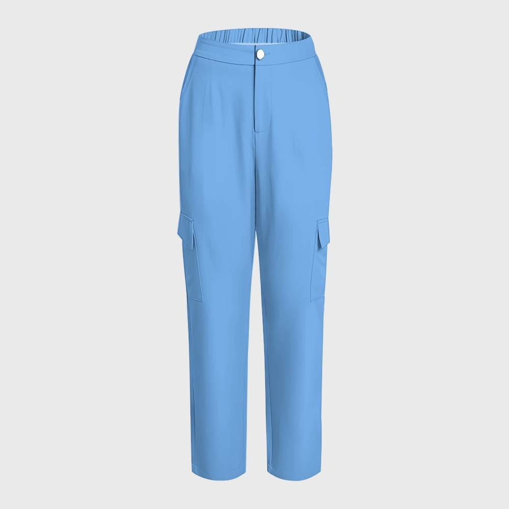 Women's Patriotic Cowgirl Printed Scrub Set SA05