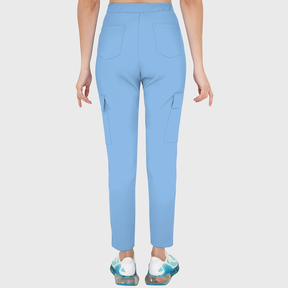 Women's Patriotic Bows Printed Scrub Set SA06