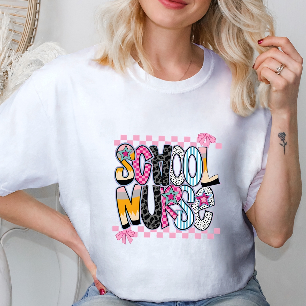 Preppy School Nurse T-shirt