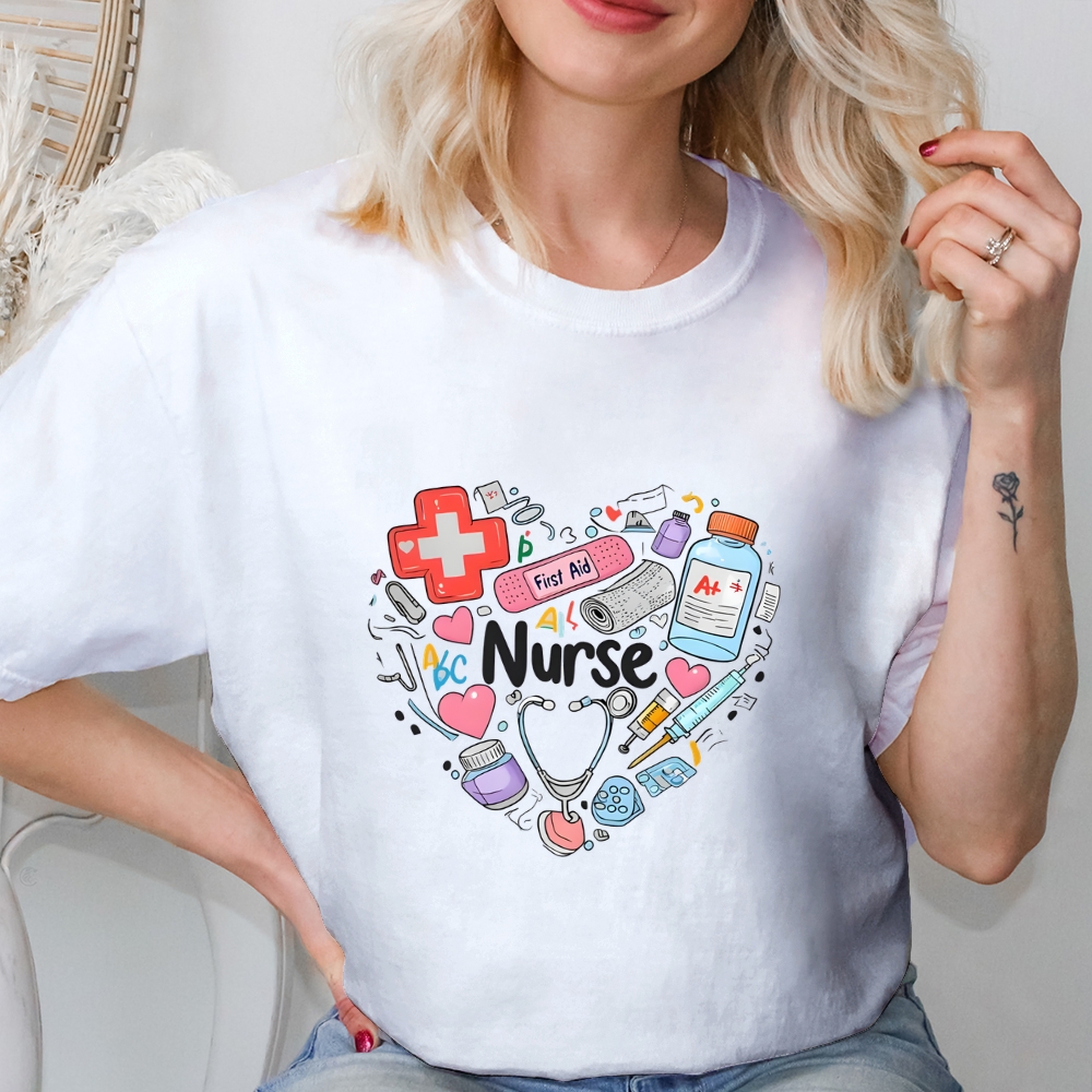 Nurse Appreciation Heart T-shirt