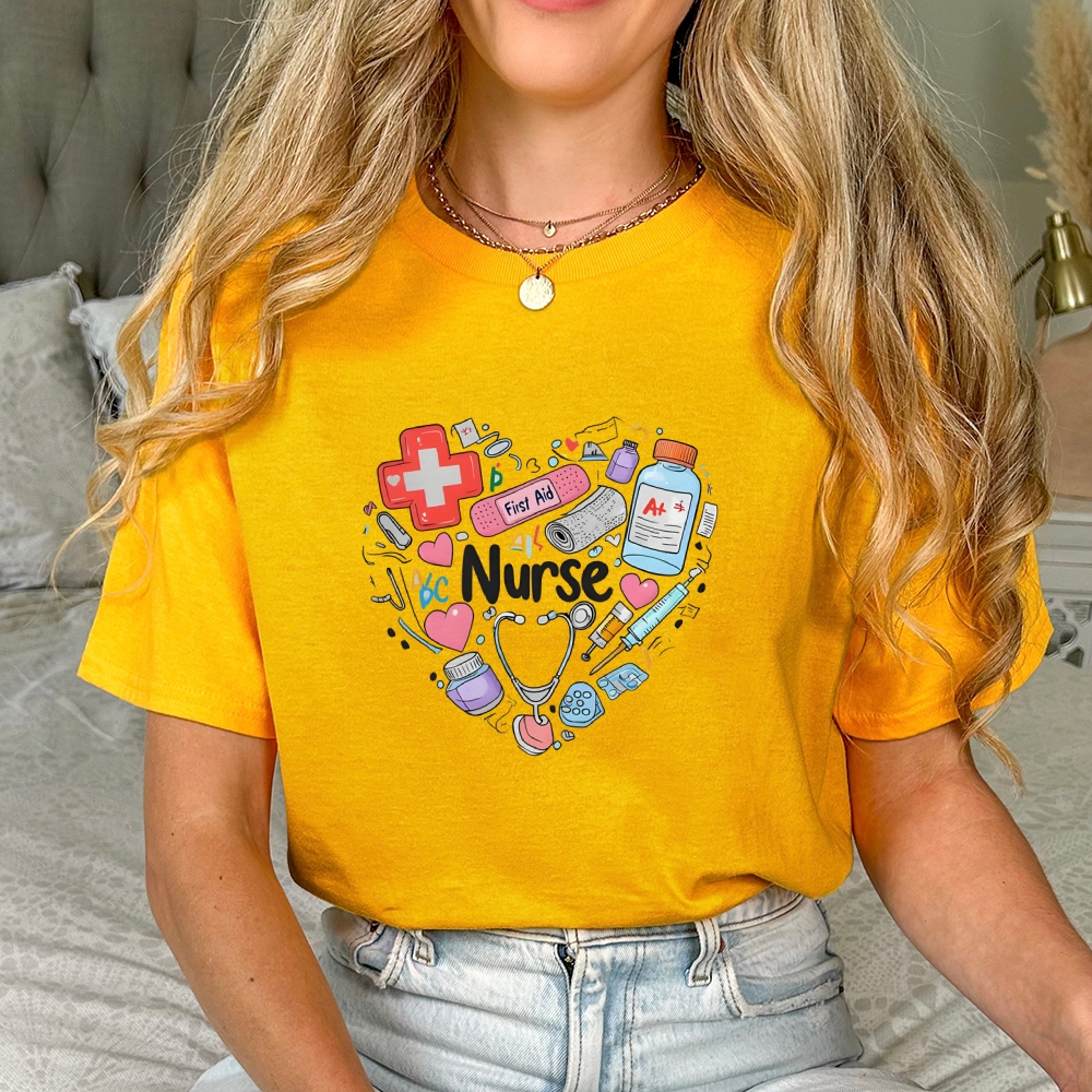 Nurse Appreciation Heart T-shirt
