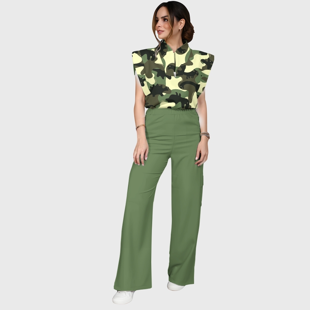 Women's Camouflage Scrub Set ST862