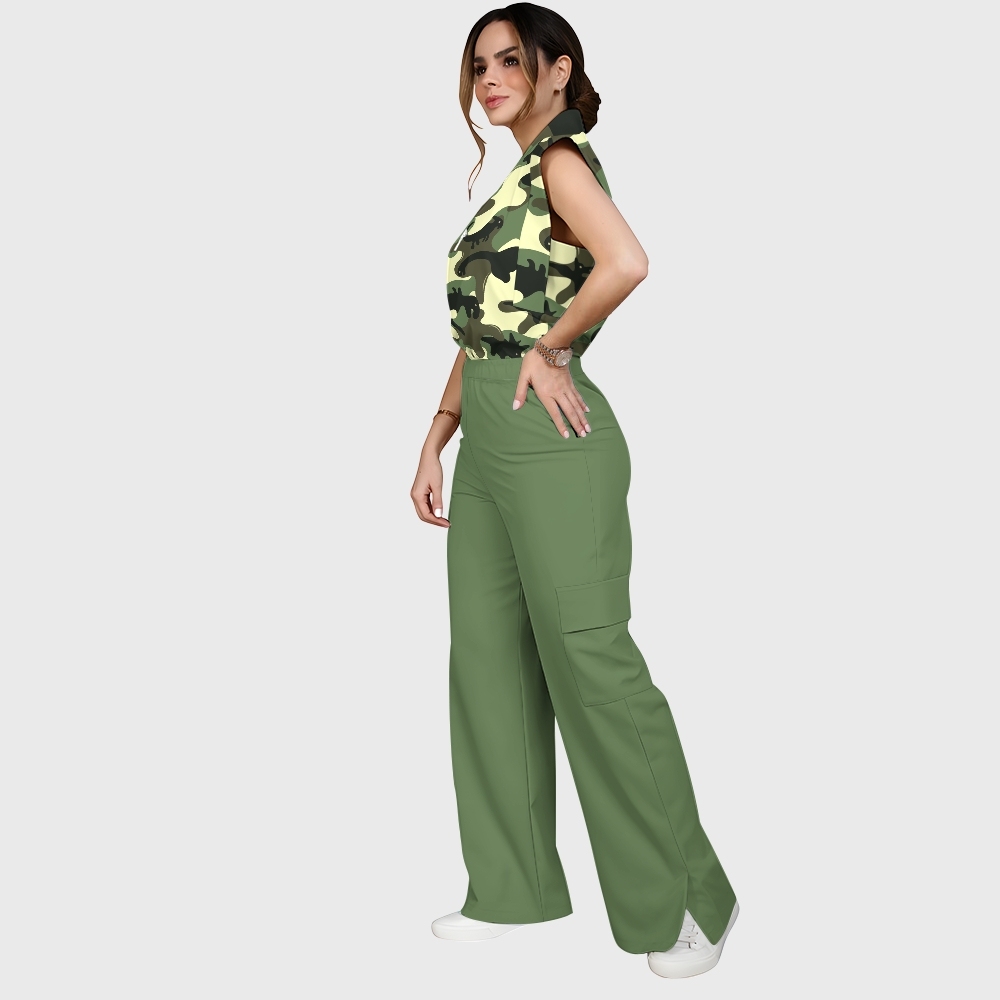 Women's Camouflage Scrub Set ST862