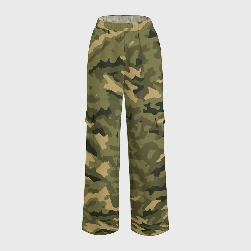 Women's EDH Seek Camouflage Printed Scrub Set ST866