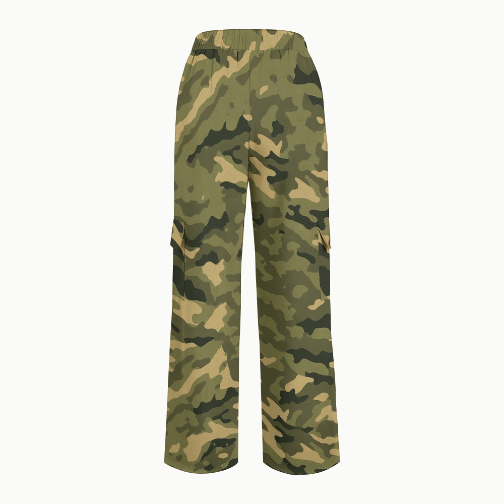 Women's EDH Seek Camouflage Printed Scrub Set ST866