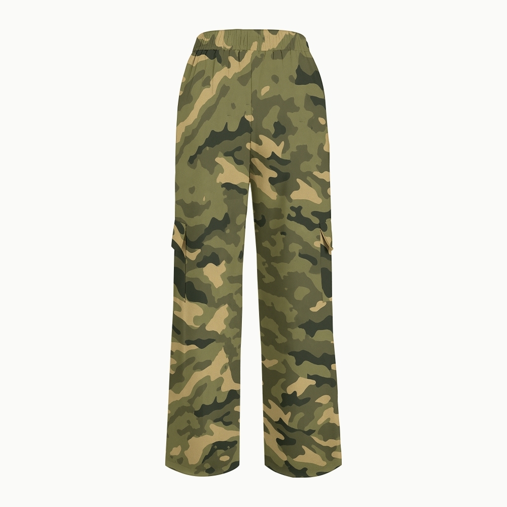 Women's EDH Seek Camouflage Printed Scrub Set ST866