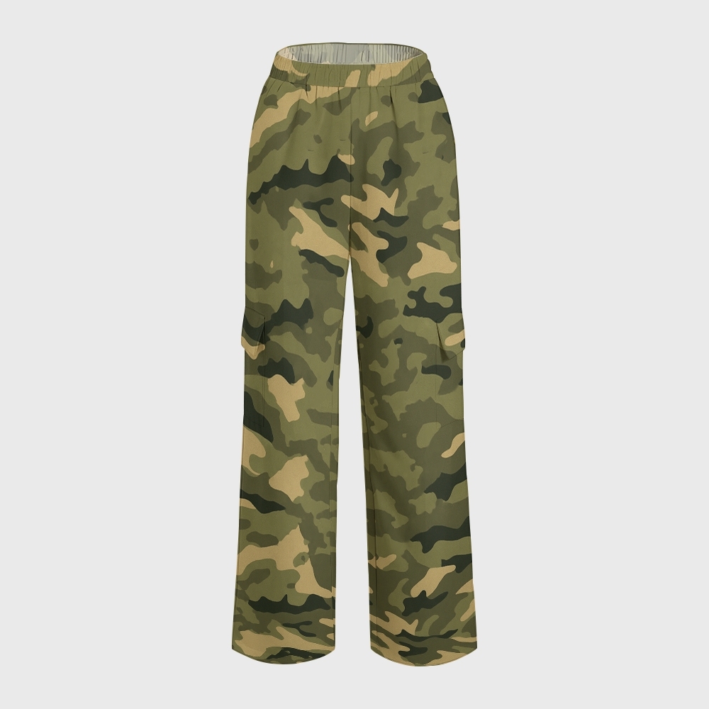 Women's School Nurse Camo Printed Scrub Set ST867