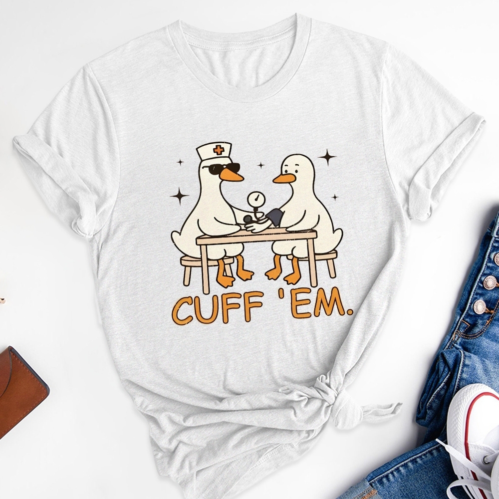 Cuff Em Nurse T-shirt