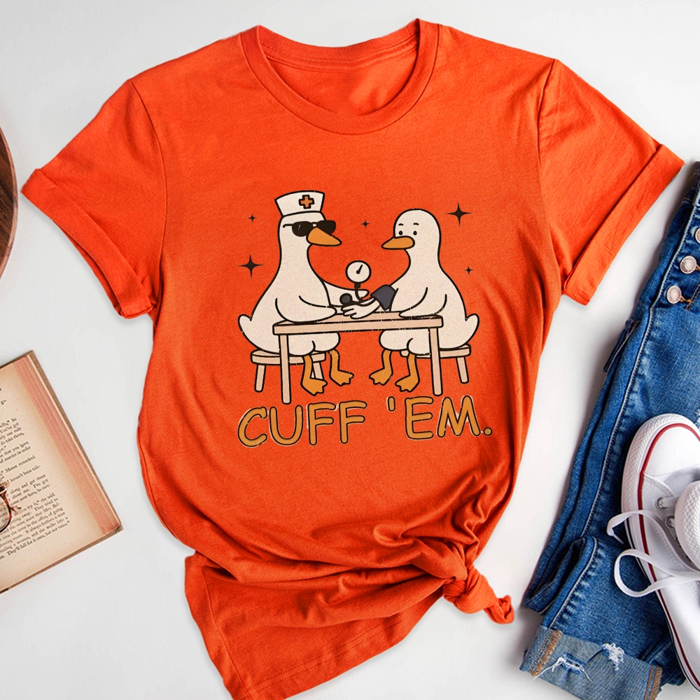 Cuff Em Nurse T-shirt