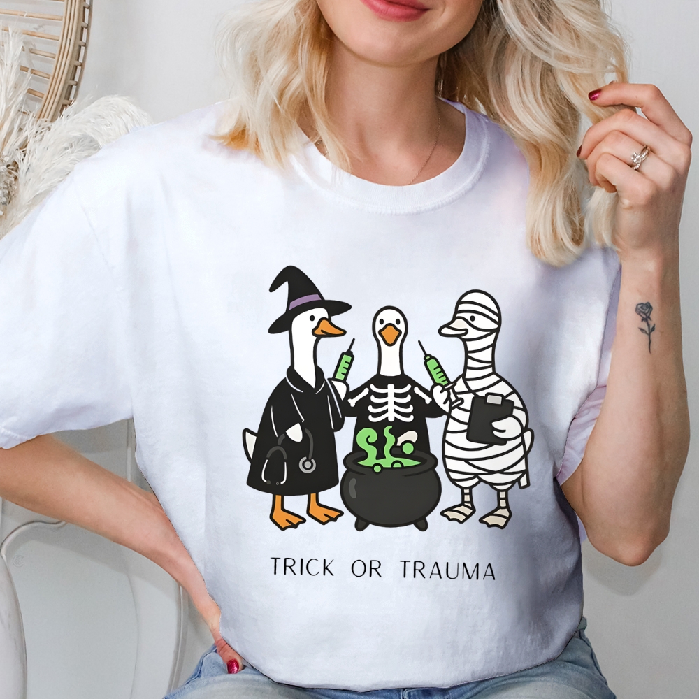 Spooky Nurse Halloween T-Shirt