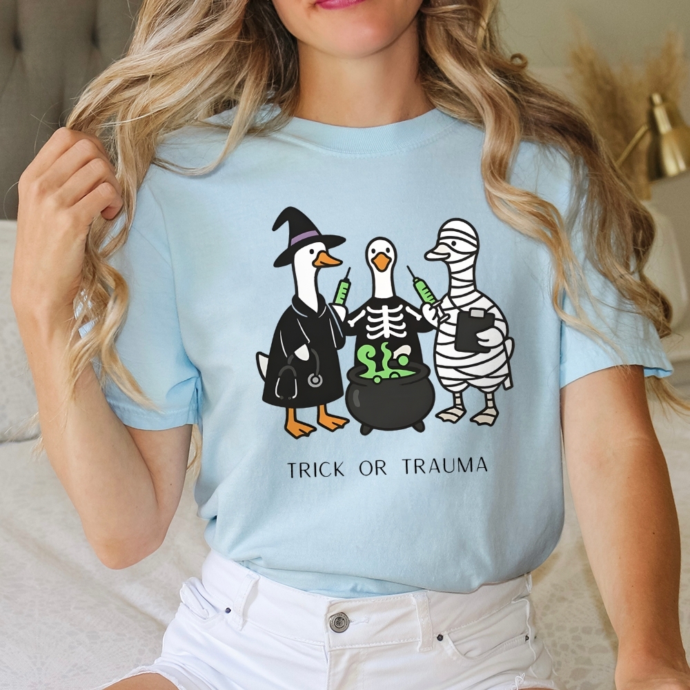 Spooky Nurse Halloween T-Shirt