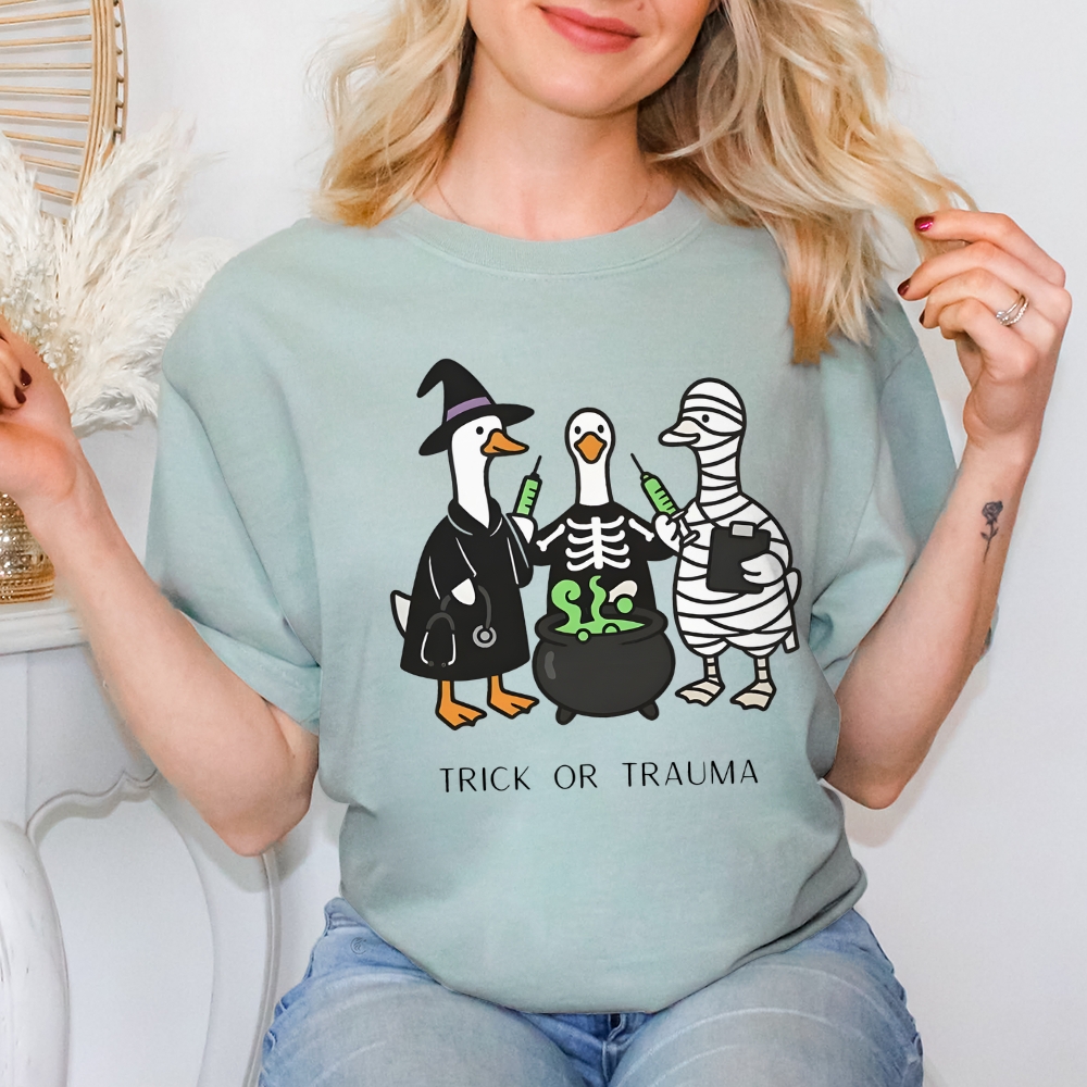 Spooky Nurse Halloween T-Shirt