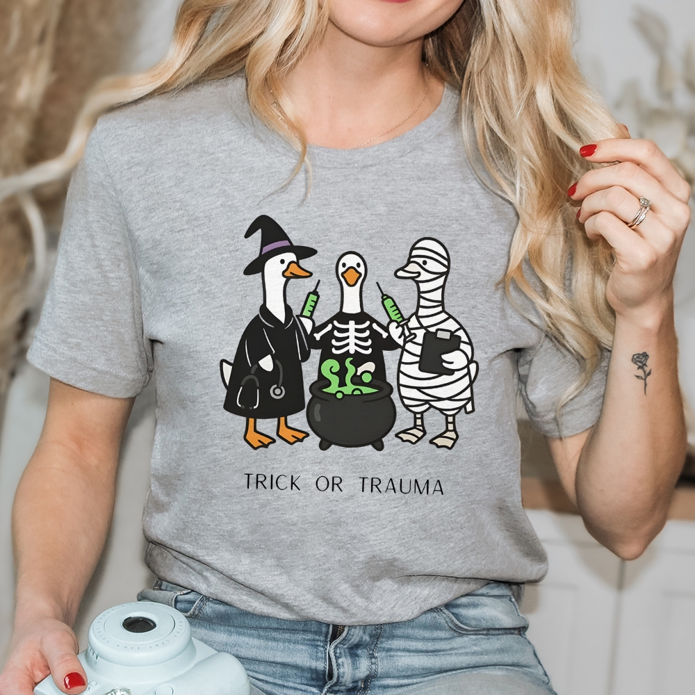 Spooky Nurse Halloween T-Shirt