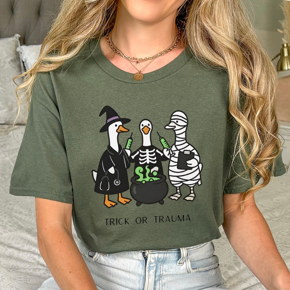 Spooky Nurse Halloween T-Shirt