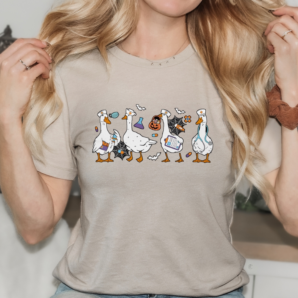 Halloween Nurse Silly Goose Tee