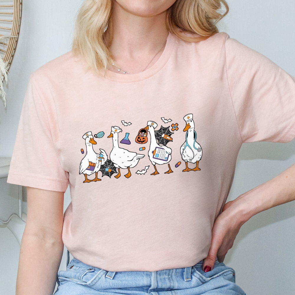 Halloween Nurse Silly Goose Tee