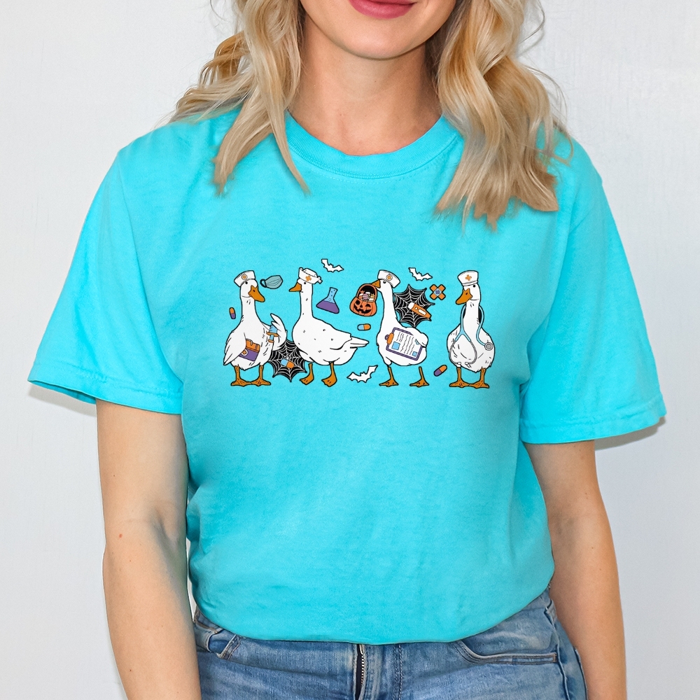 Halloween Nurse Silly Goose Tee