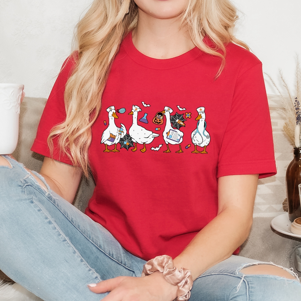 Halloween Nurse Silly Goose Tee