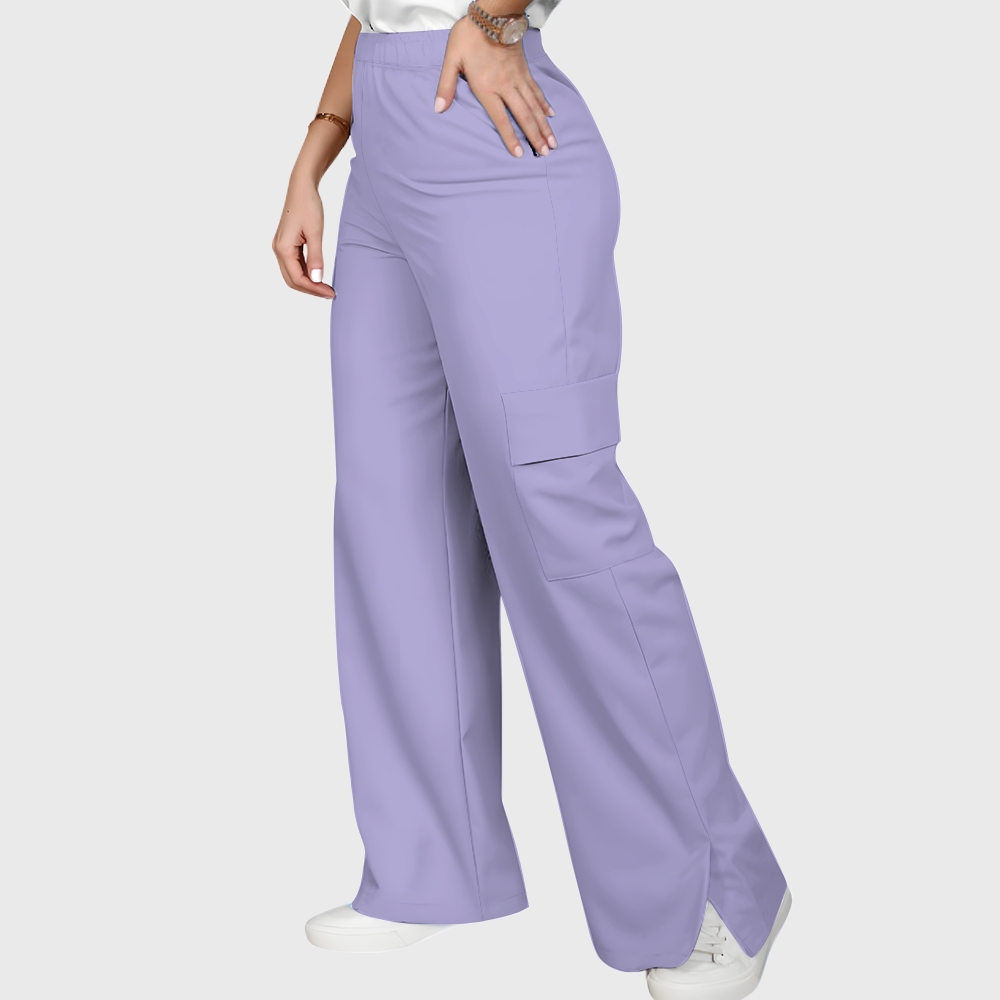 Women's Earth Day Daisies Printed Scrub Set SF02