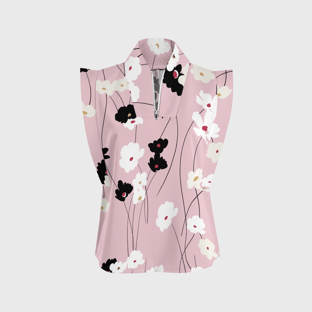 Women's Floral Printed Scrub Set SF05