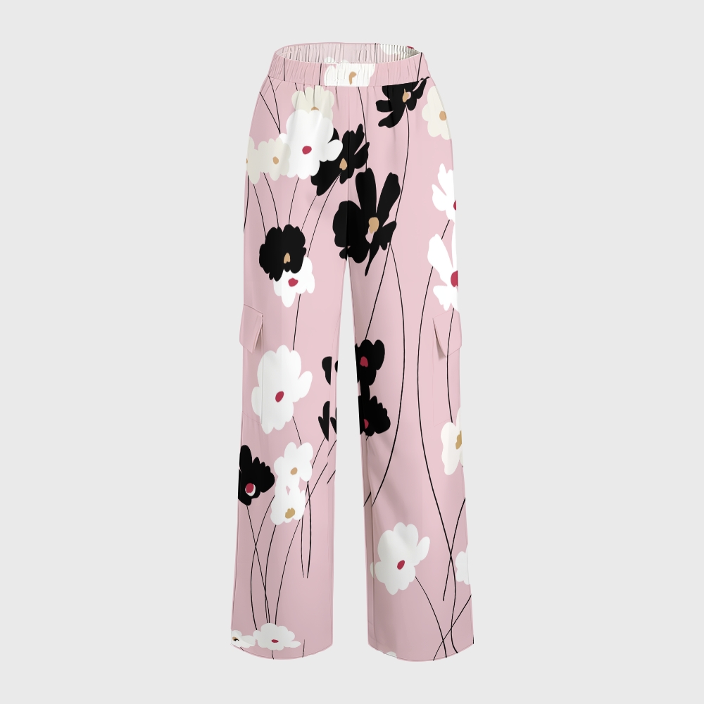 Women's Floral Printed Scrub Set SF05