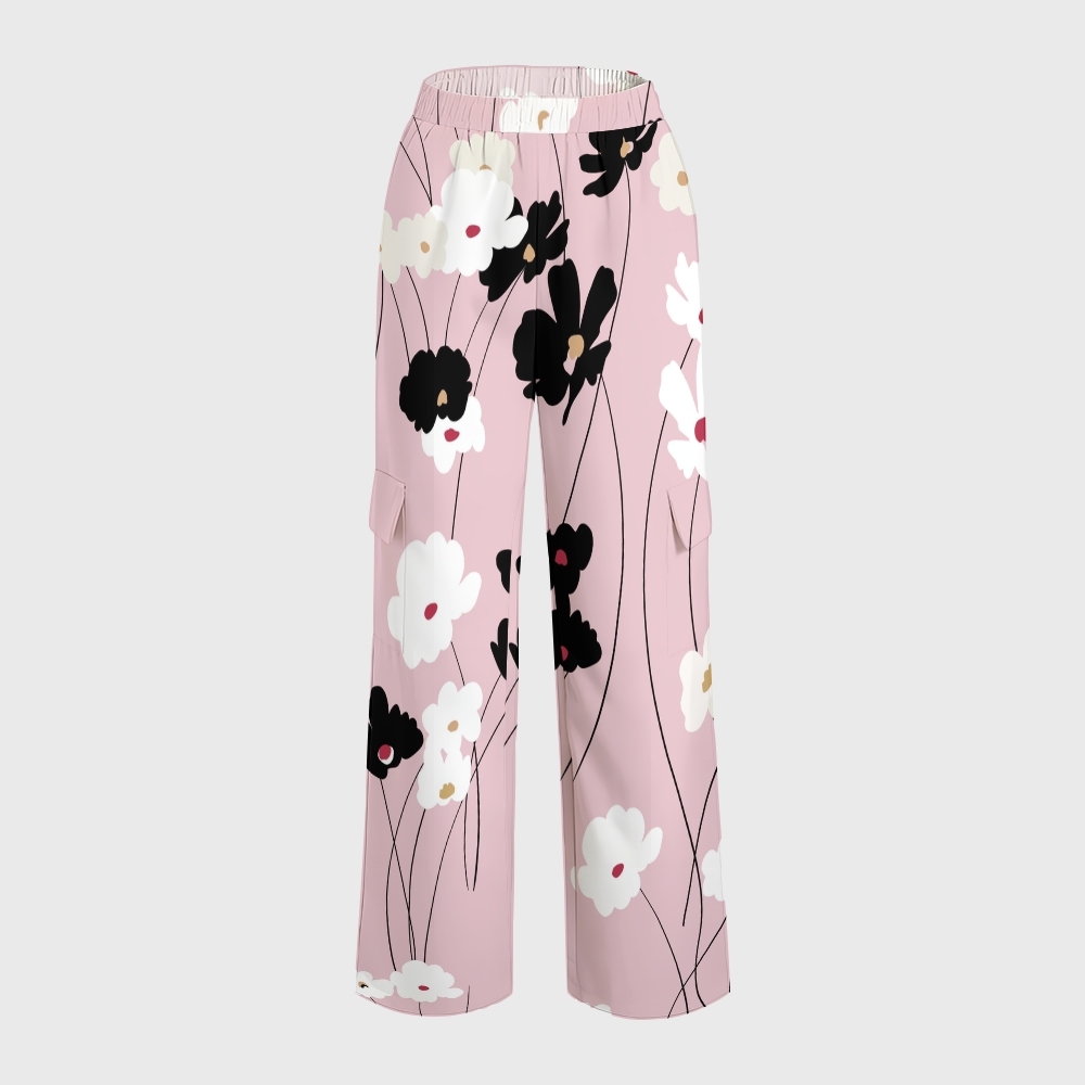 Women's Floral Printed Scrub Set SF05