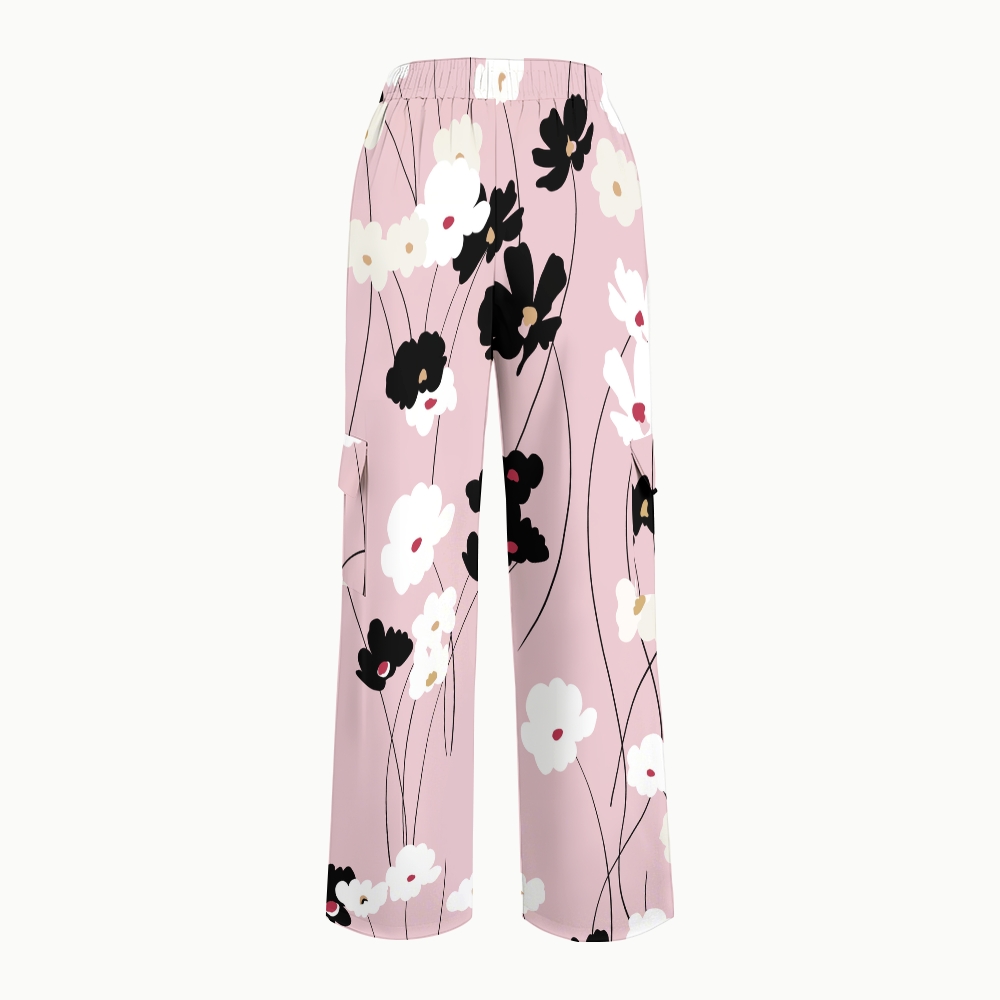 Women's Floral Printed Scrub Set SF05