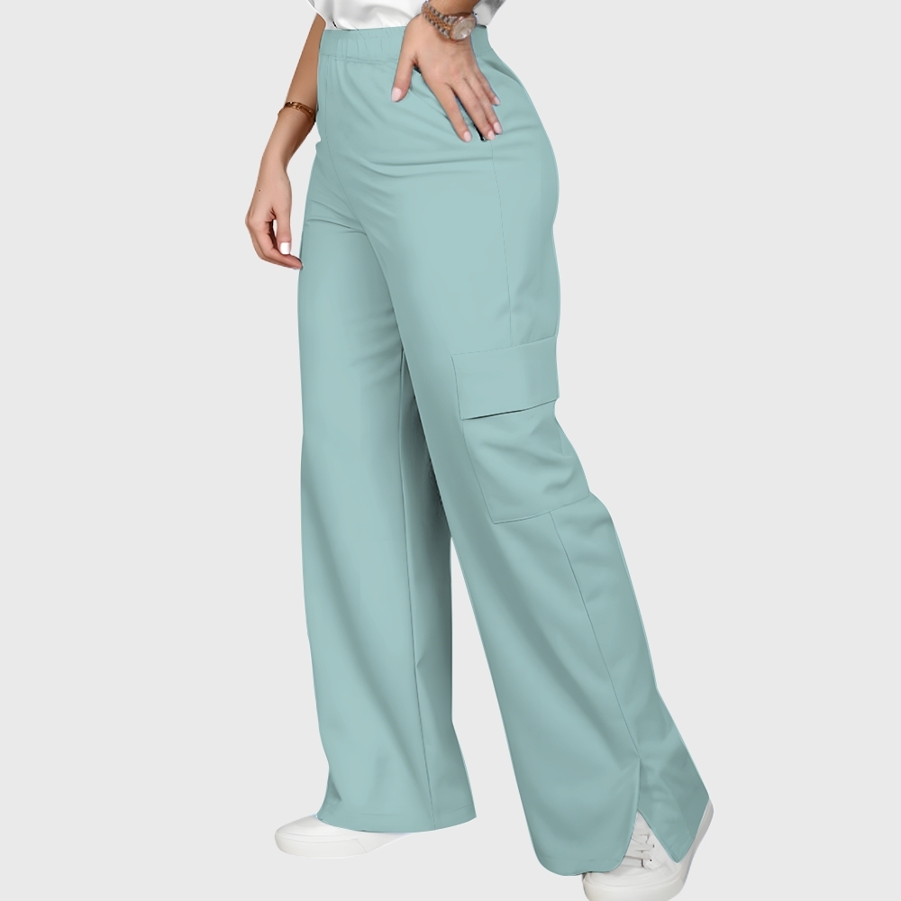 Women's Heart Floral Printed Scrub Set CL04