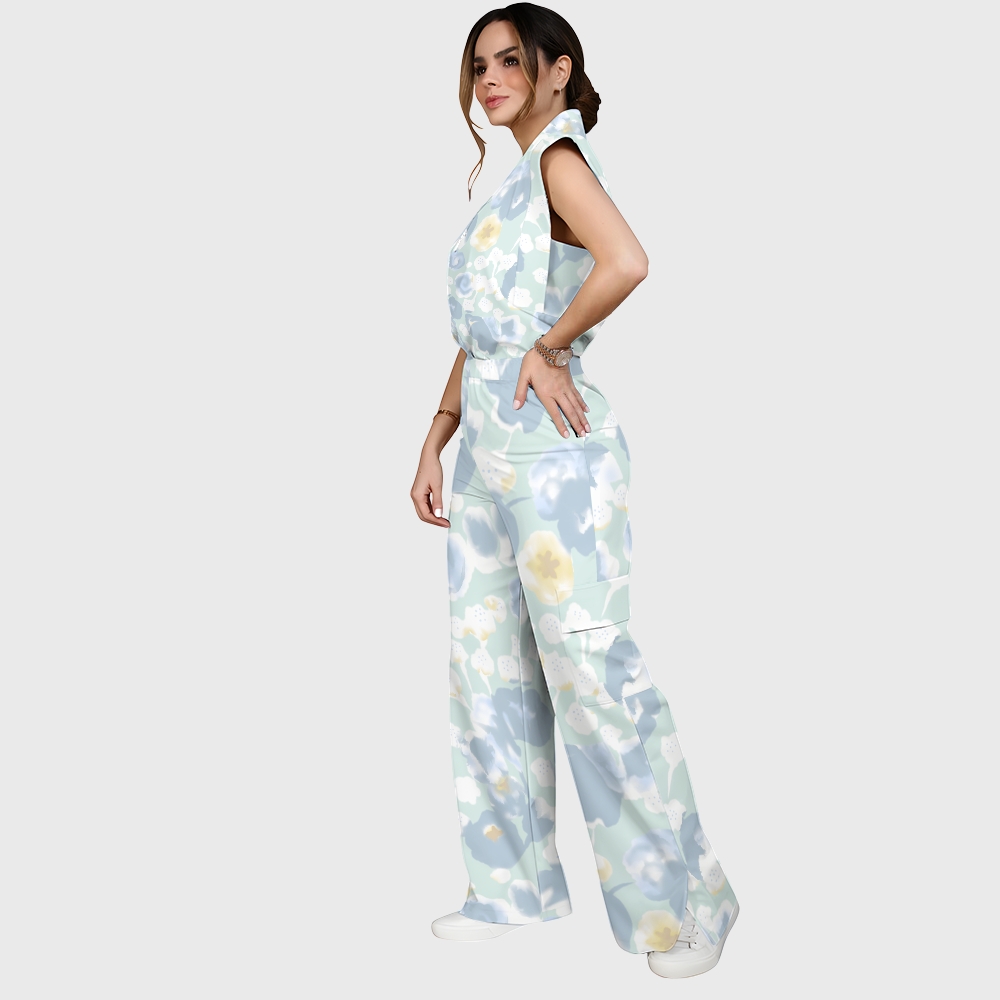 Women's Polka Dot Printed Scrub Set SP03