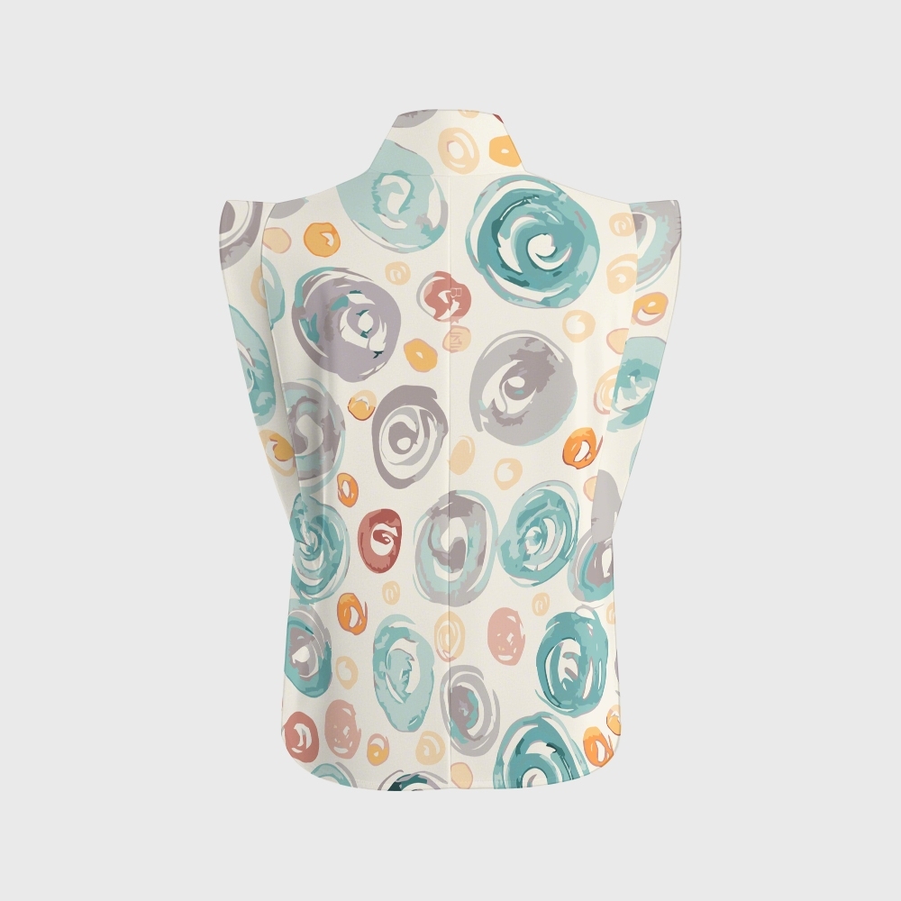 Women's Polka Dot Printed Scrub Set SP05