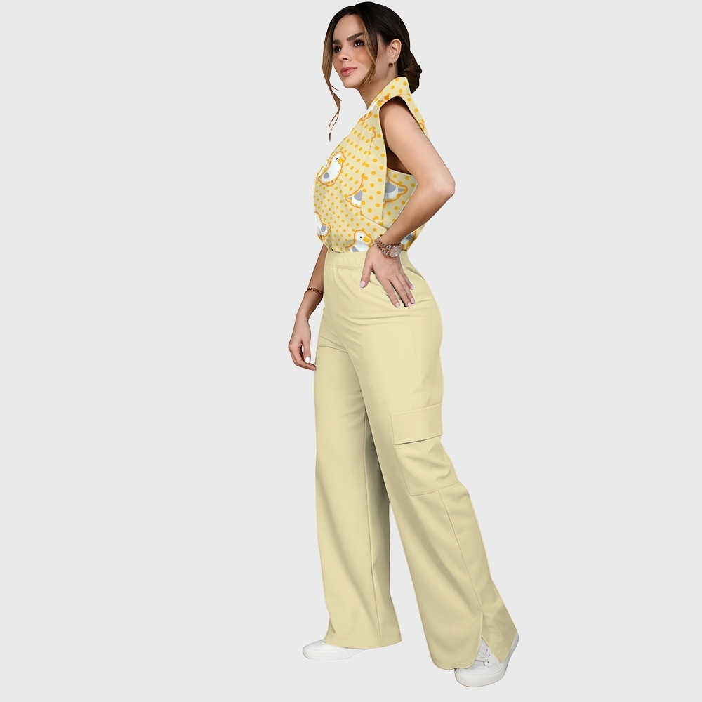 Women's Polka Dot Printed Scrub Set SP06