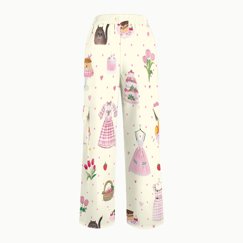 Women's Polka Dot Printed Scrub Set SP08