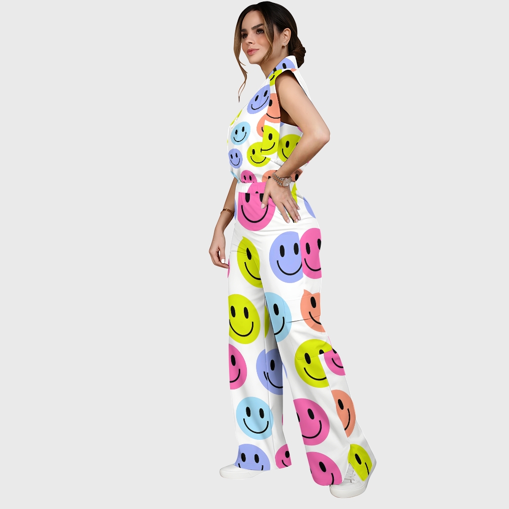 Women's Polka Dot Printed Scrub Set SP09