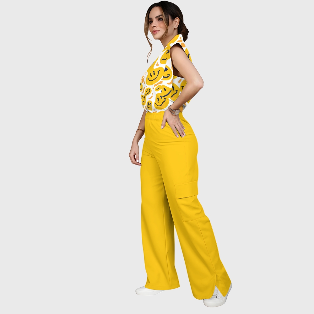 Women's Polka Dot Printed Scrub Set SP11