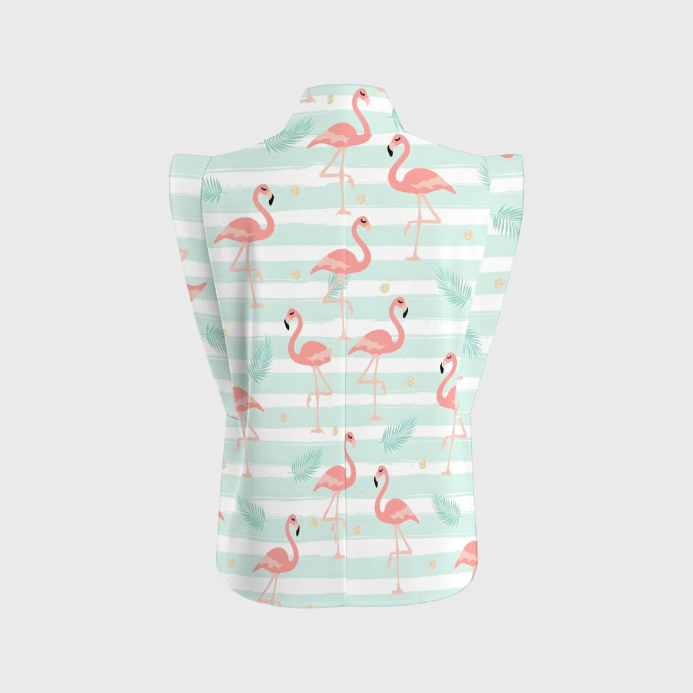 Women's Flamingo Printed Scrub Set SL01