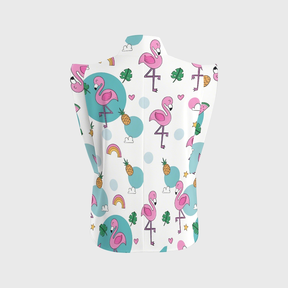 Women's Flamingo Printed Scrub Set SL03