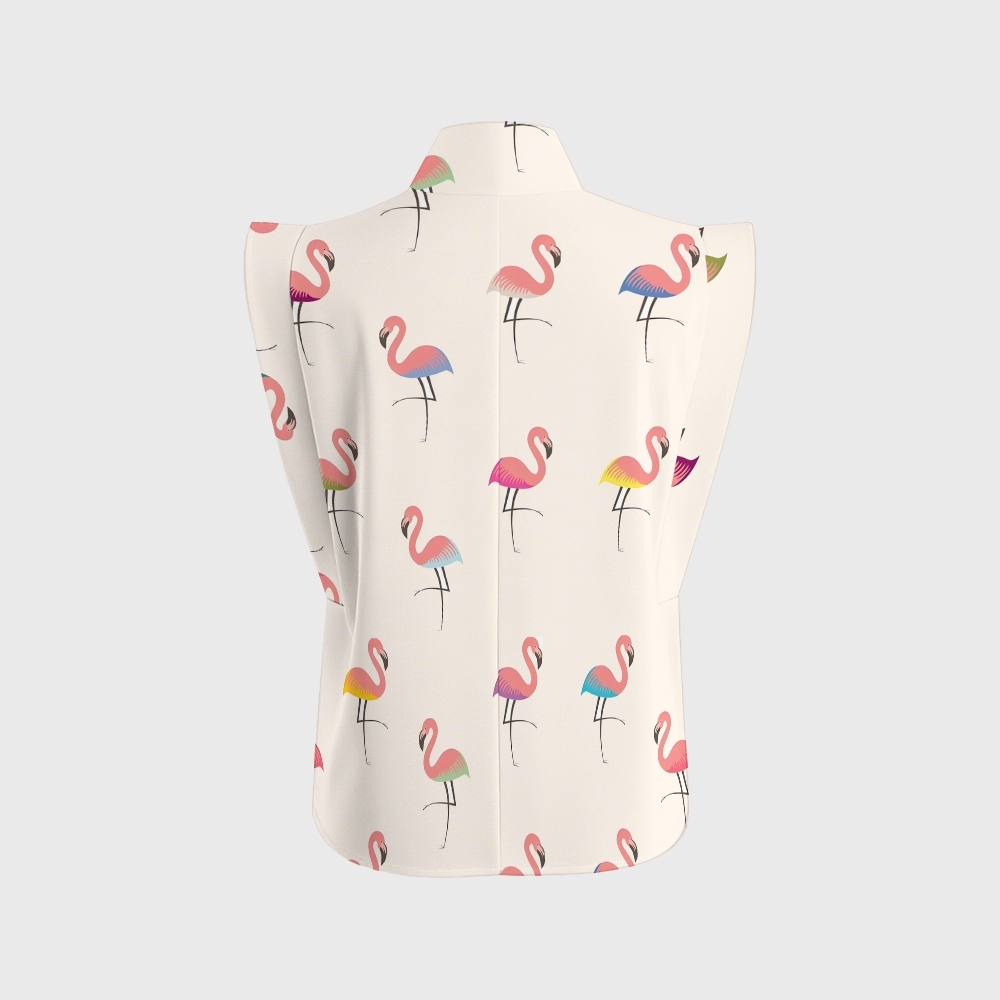 Women's Flamingo Printed Scrub Set SL07