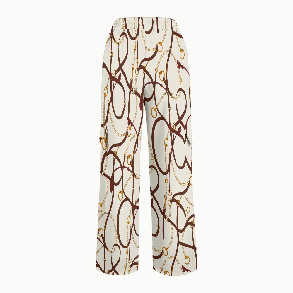 Women's Metallic Line Series Printed Scrub Set  SM01