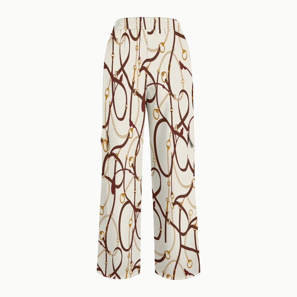 Women's Metallic Line Series Printed Scrub Set  SM01